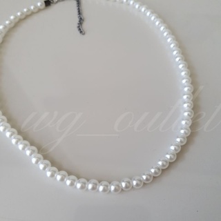 colar de Pérolas choker perola médias 6mm
