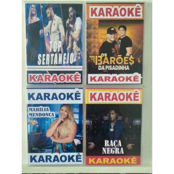 karaokê dvd sertanejo