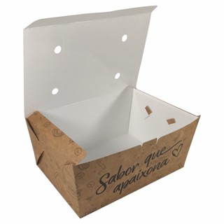 100 - Embalagem Para Porções E Combos Al-g03 em Oferta na Shopee