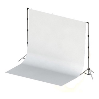 1 Tecido 2x3 Branco+Suporte Fundo Infinito Fotografia Foto +