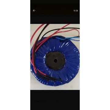 Kit 3 transformador toroidal 45v-0v-45v 15A 12v-0v-12v 2A