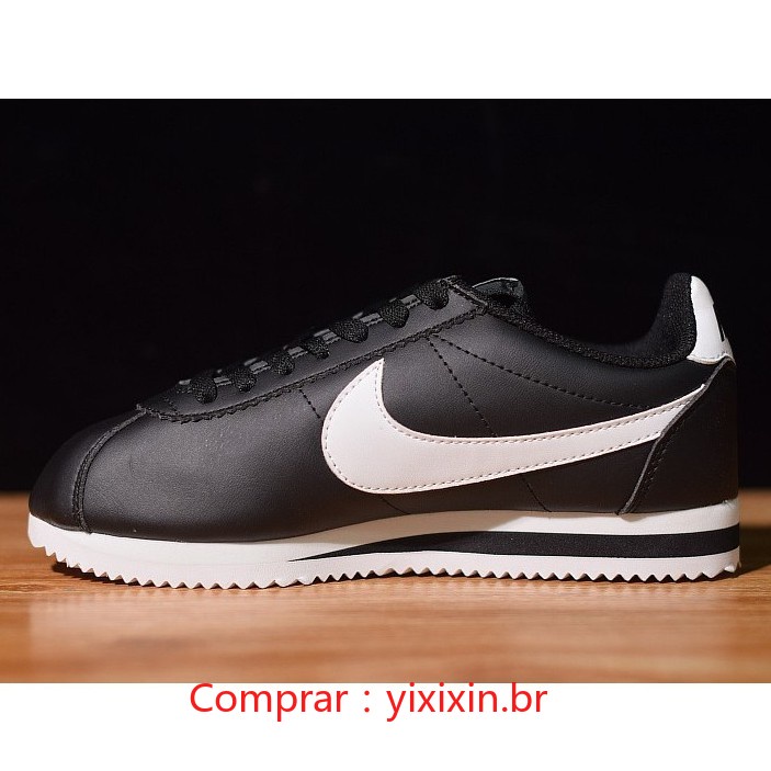 nike leather black shoes womens