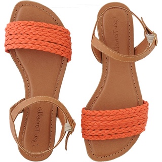 Sandália Feminina Rasteirinha 100% Couro Rasteira Conforto Macia Numero Grande Promoção 40 41 42 43 em Oferta na Shopee