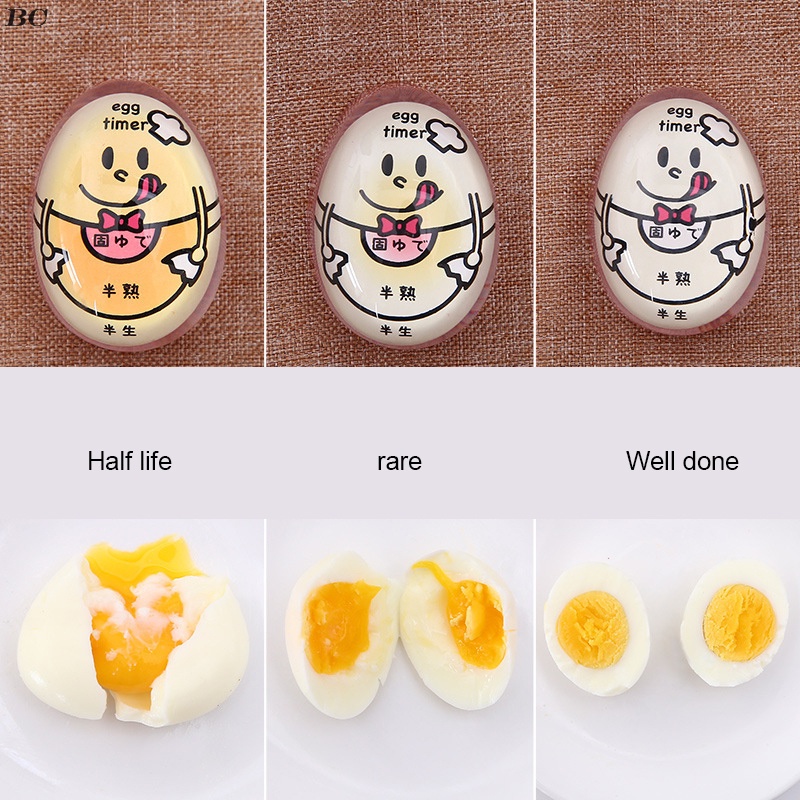 Medium and Hard-Boiled Eggs Heat-Sensitive Color Indicator for Easy Soft 2.25 x 1.25-inches HIC Harold Import Co 43837 HIC Perfect Timer Red 