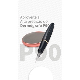 Dermografo Biomaser P90 Micropigmentação Black ou Rose — imagem 2 de 2