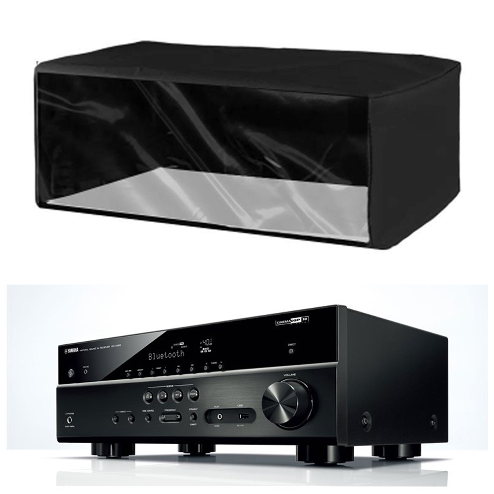 Capa Com Frente Transparente para Receiver  Yamah Rx-v 483 Impermeável