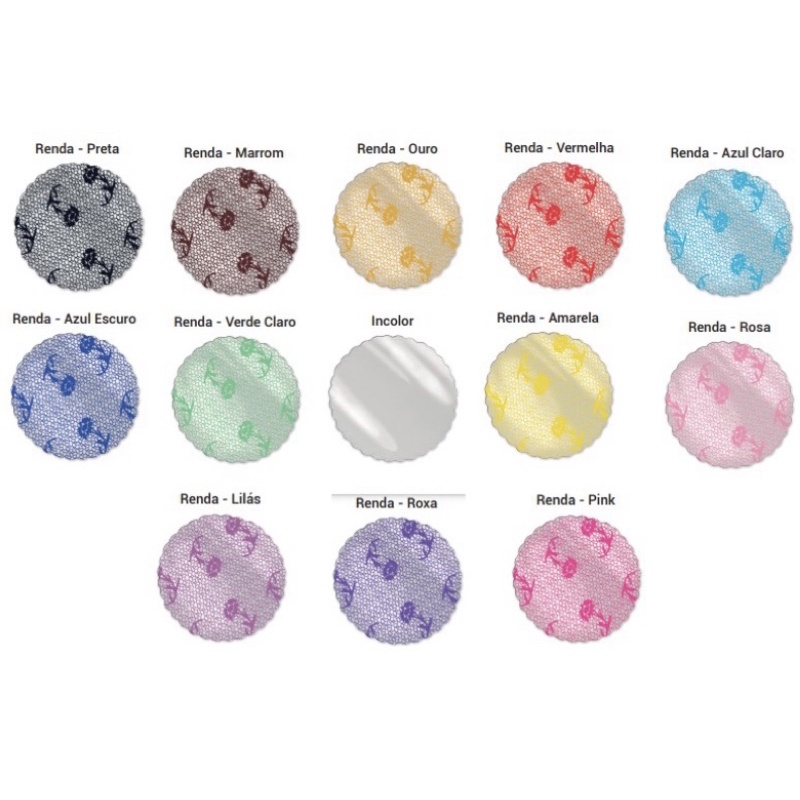 Fundo Decorado 7cm para forminha c/ 100 unids  AIA- cores á Escolha em Oferta na Shopee