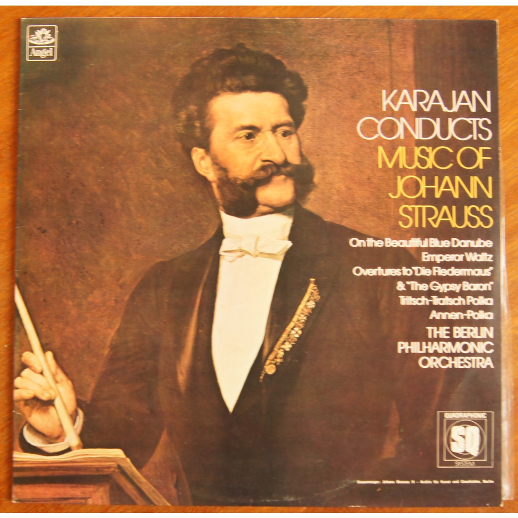 Lp Karajan Conducts Music Of Johann Strauss Berlin Philharmonic Orchestra