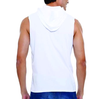 CAMISETA REGATA COM CAPUZ