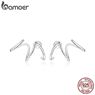 Bamoer Prata 925 Simples Linha Brincos Brincos Do Parafuso Prisioneiro Para As Mulheres Natural Hipoalergênico Hipoalergênico Pinos Para Menina Sce986 em Oferta na Shopee