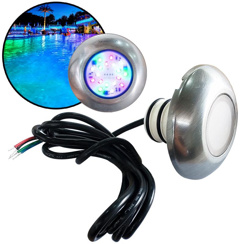 Refletor LED RGB 6W para Piscina em ABS 905261 FLUIDRA em Oferta na Shopee