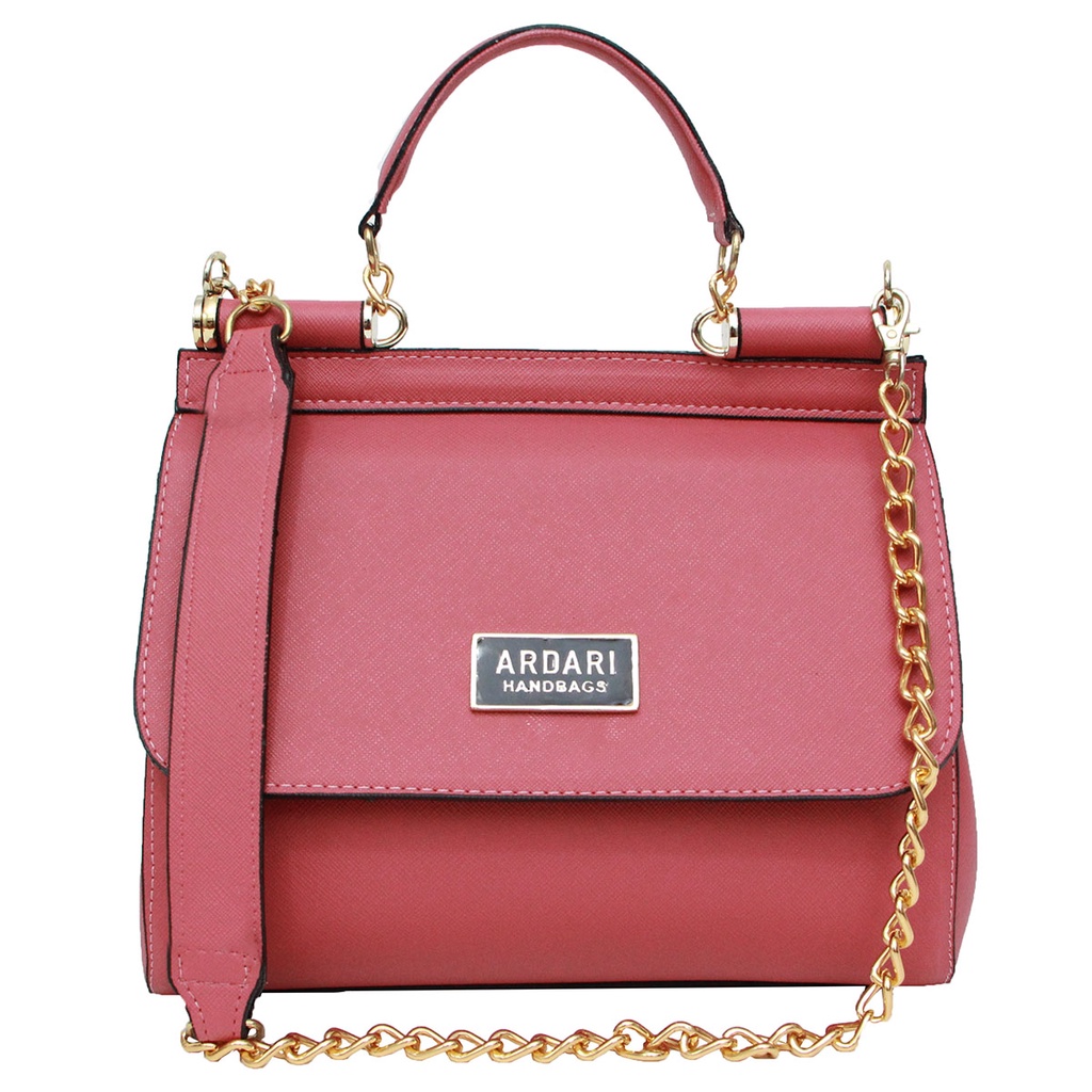 Bolsa feminina de mão e transversal com alça de corrente lançamento Ardari