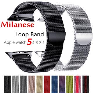 Milanese Stainless Steel Metal for apple watch 38mm 40mm 42mm 44mm Band Strap for iwatch