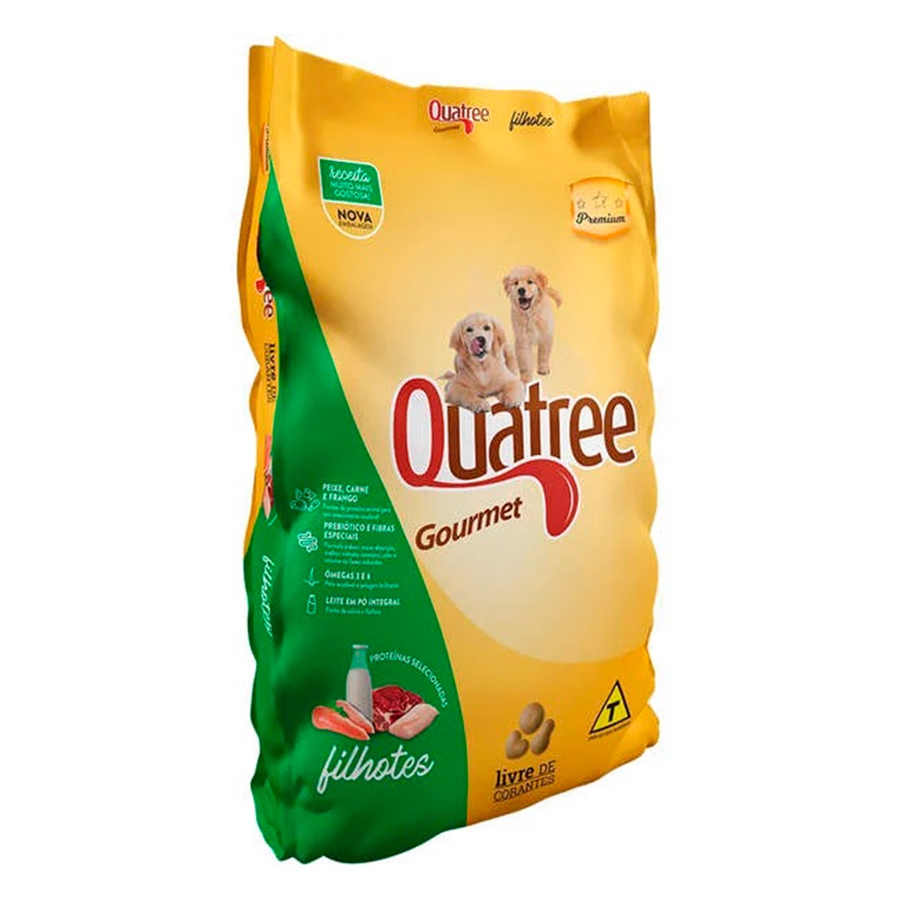 Ração Quatree Gourmet Cães Filhotes - 3kg