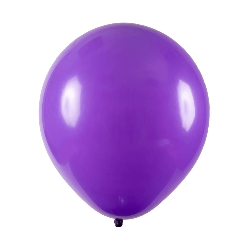 Balão De Festa Redondo Liso - Roxo - 12" 30cm - 24 unidades - Art Latex em Oferta na Shopee