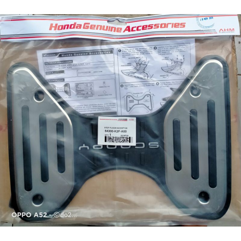 Novo Tapete ORIGINAL HONDA Scopy 2021-2025