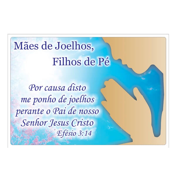 Imagem Tapete de oração Mães de Joelho de papel 100 unidades