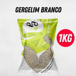 Gergelim Branco Despeliculado - Embalado A Vácuo - P&p Fit