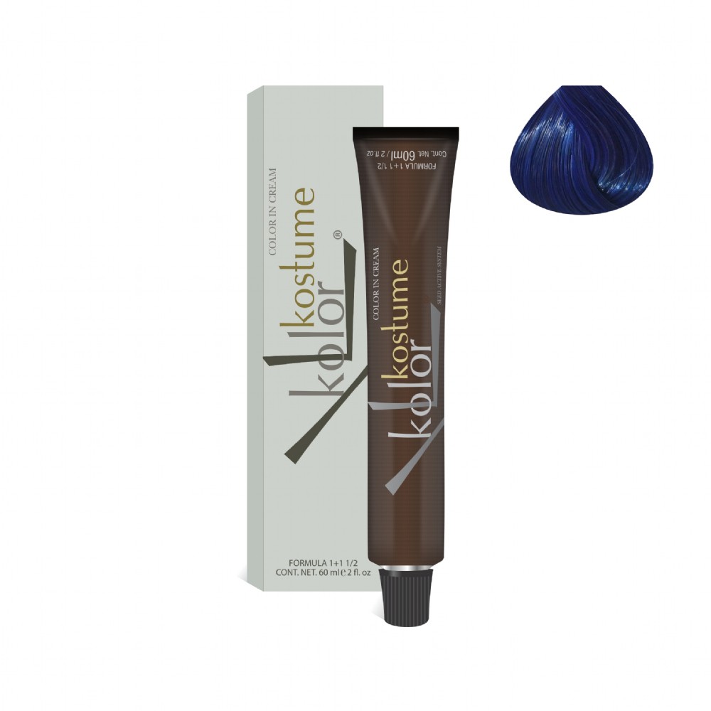 Coloração Kostume Kolor Crazy Color Azul - 60 Ml