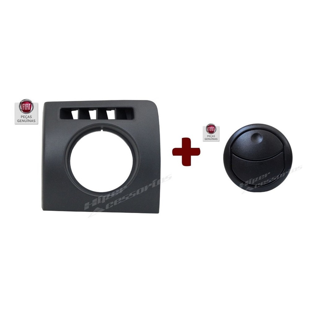 MOLDURA LATERAL ESQUERDA E DIFUSOR PALIO ECONOMY FIRE WAY 2014 EM DIANTE ORIGINAL FIAT