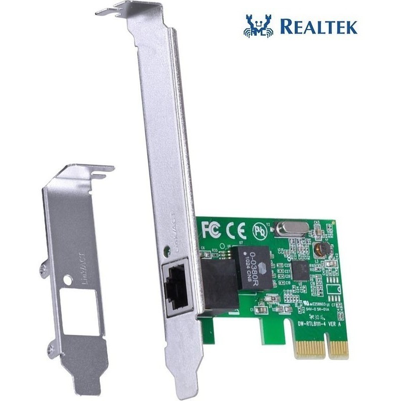 Placa De Rede ( Pci-e / Pci Express X1 / Mini Pci ) - 10/100 Mbps + Espelhos Low Profile / Perfil Baixo