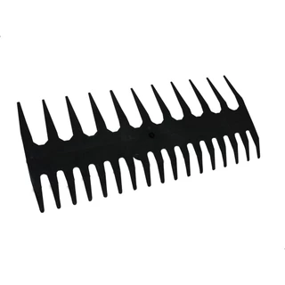 Vassoura Jardim Rastelo Plástico Folhas Grama Dupla Preto
