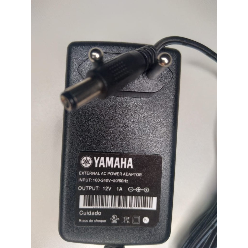Fonte Carregador 12v 1a Para Teclado Yamaha