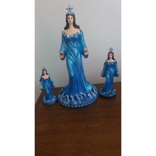Imagem ORIXÁ IEMANJÁ gesso 20 cm em Oferta na Shopee