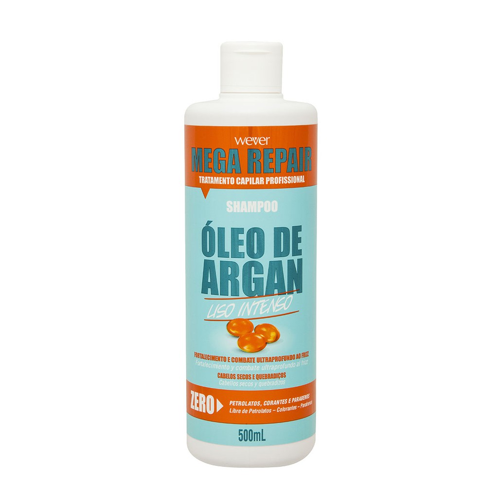 Shampoo Óleo de Argan Wever 500 ml - 1 Unidade