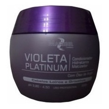 Máscara Matizadora Violeta Platinum Mairibel Cabelo Brilhoso