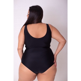 Maiô Plus Size Com Costas Fechadas Tamanhos Extra Grandes