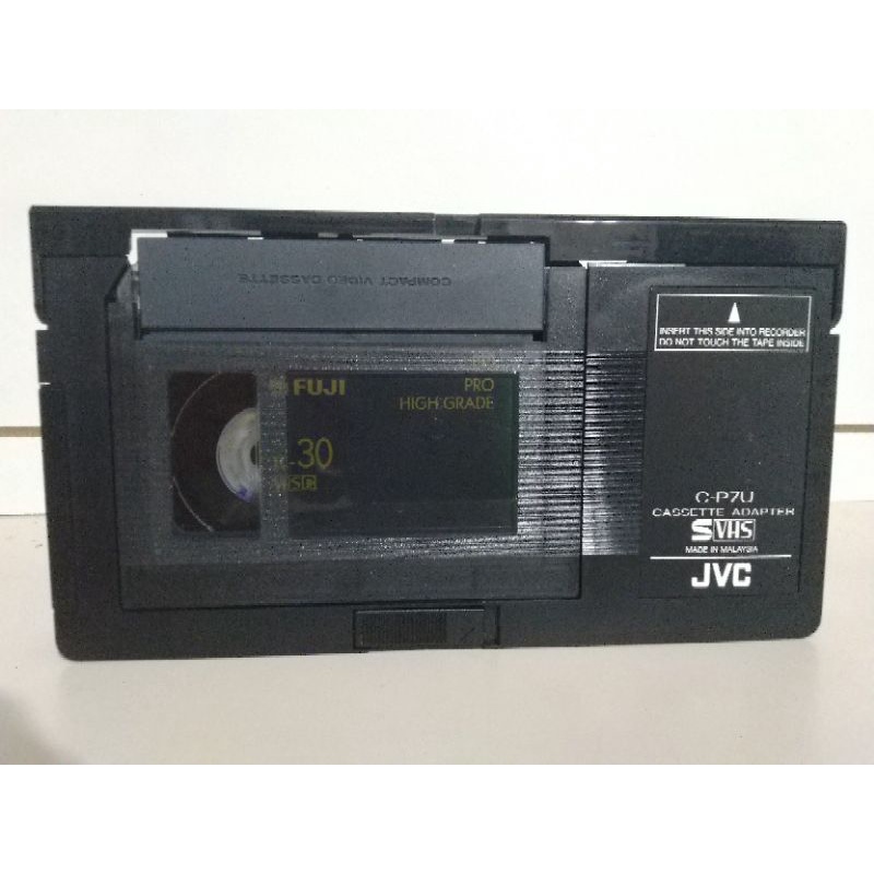 JVC CP7U VHSC CASSETTE ADAPTER VHSC VHSC SVHS CASSETTE
