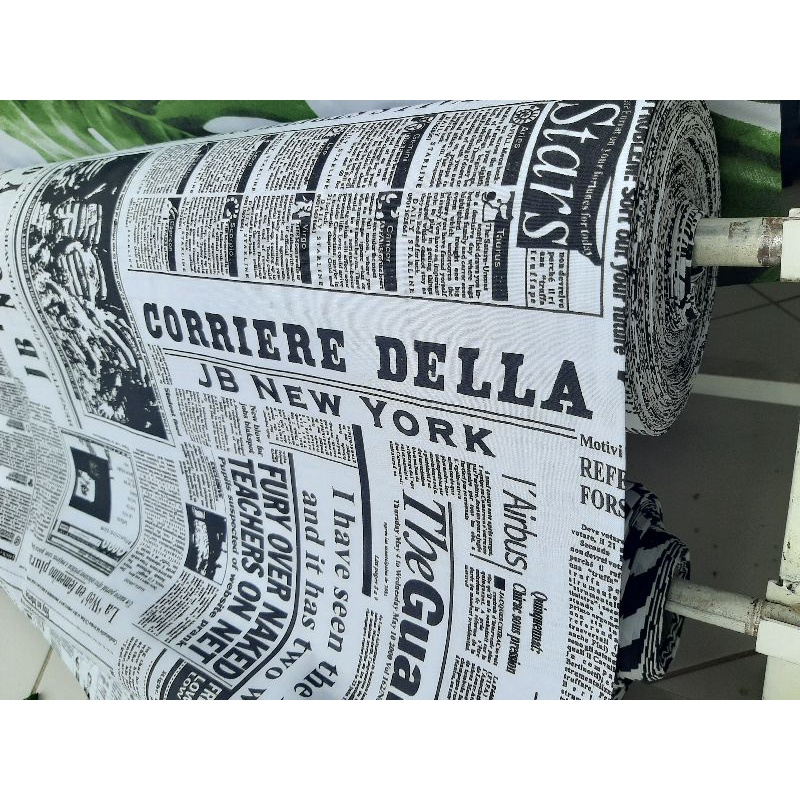Tecido Percal Jornal 1 Metro X 2.50 Largura em Oferta na Shopee