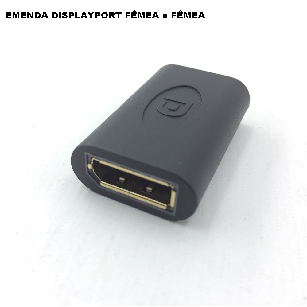 EMENDA UNIÃO FEMEA X FEMEA Displayport 1.4a Freesync G-sync Adaptive Sync V-Sync 2k 4k 8k 144Hz