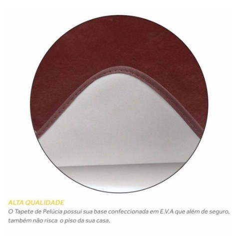 Tapete De Pelúcia Nuvem Redondo Para Quarto De Bebê Decoração Infantil 110cm X 110cm