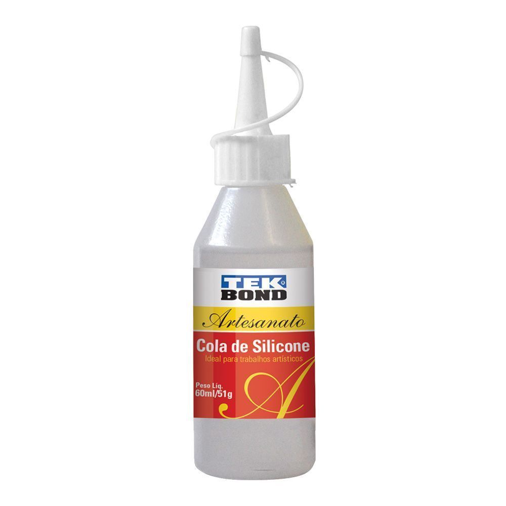 Cola De Silicone Líquida Tek Bond P/ Artesanato 51g/60ml