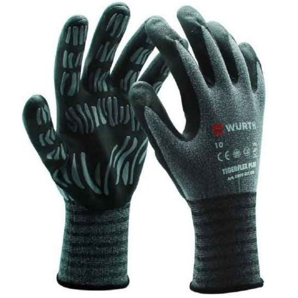 Luva Tiger Flex Wurth Para Trabalho Mecanico Tato + Agarre em Oferta na Shopee