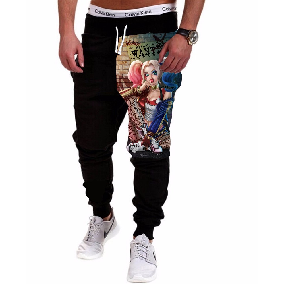 Calça Masculina de Moletom Estampada por Sublimação Arlequina Pirulito A205