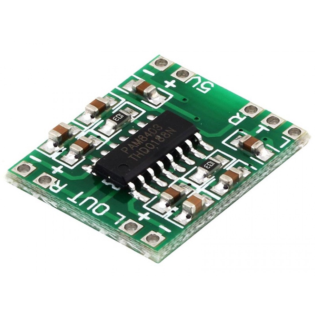 Pam8403 Mini Amplificador Digital Modulo Stereo 3+3 Watts