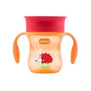 Copo 360º Perfect Cup Chicco 12+ Porco Espinho Laranja