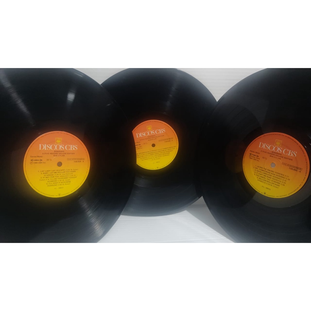Bob Dylan: Biograph - A Five Record Deluxe Edition (LP Vinil Original)