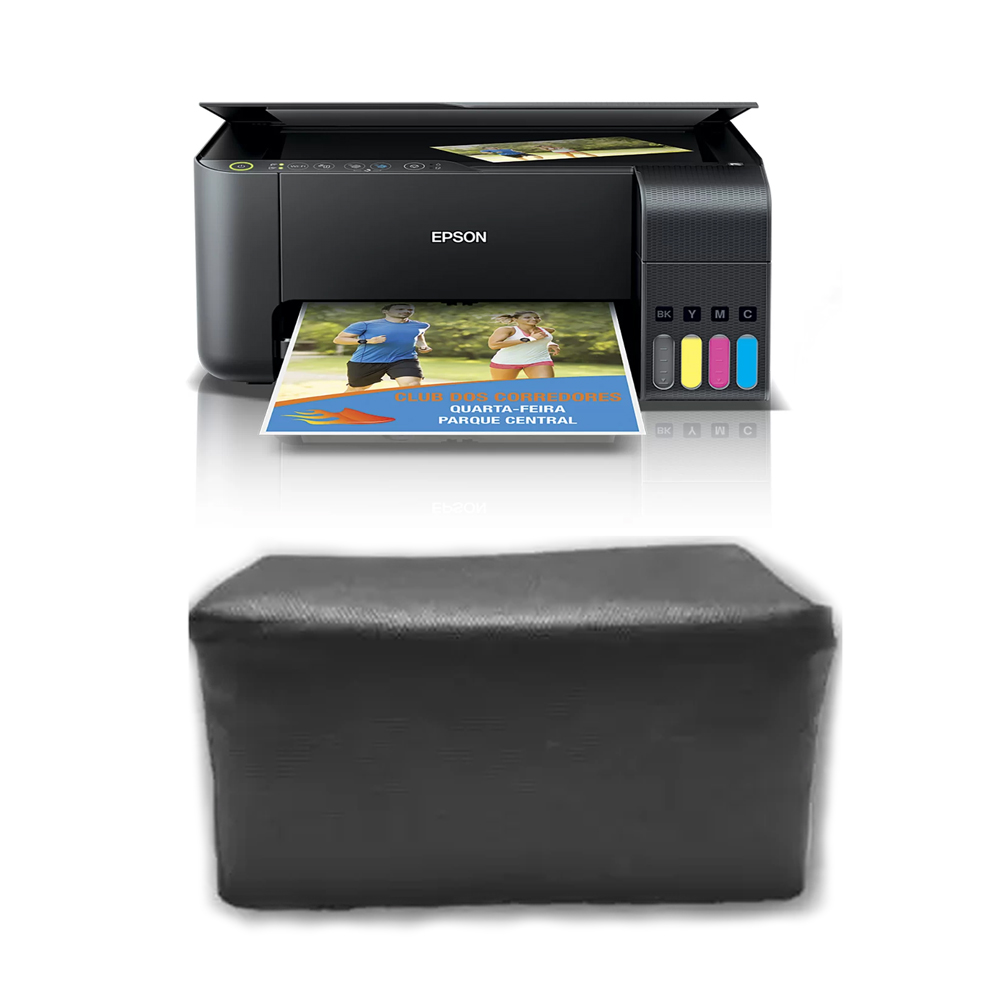 Capa Toda Preta Impressora Ecotank L4360 L3110 L3150 L4160 L3250 L4250 L4160