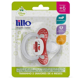 Chupeta Disney Minnie Mouse Funny Disney Orto Tamanho 2 Vermelho