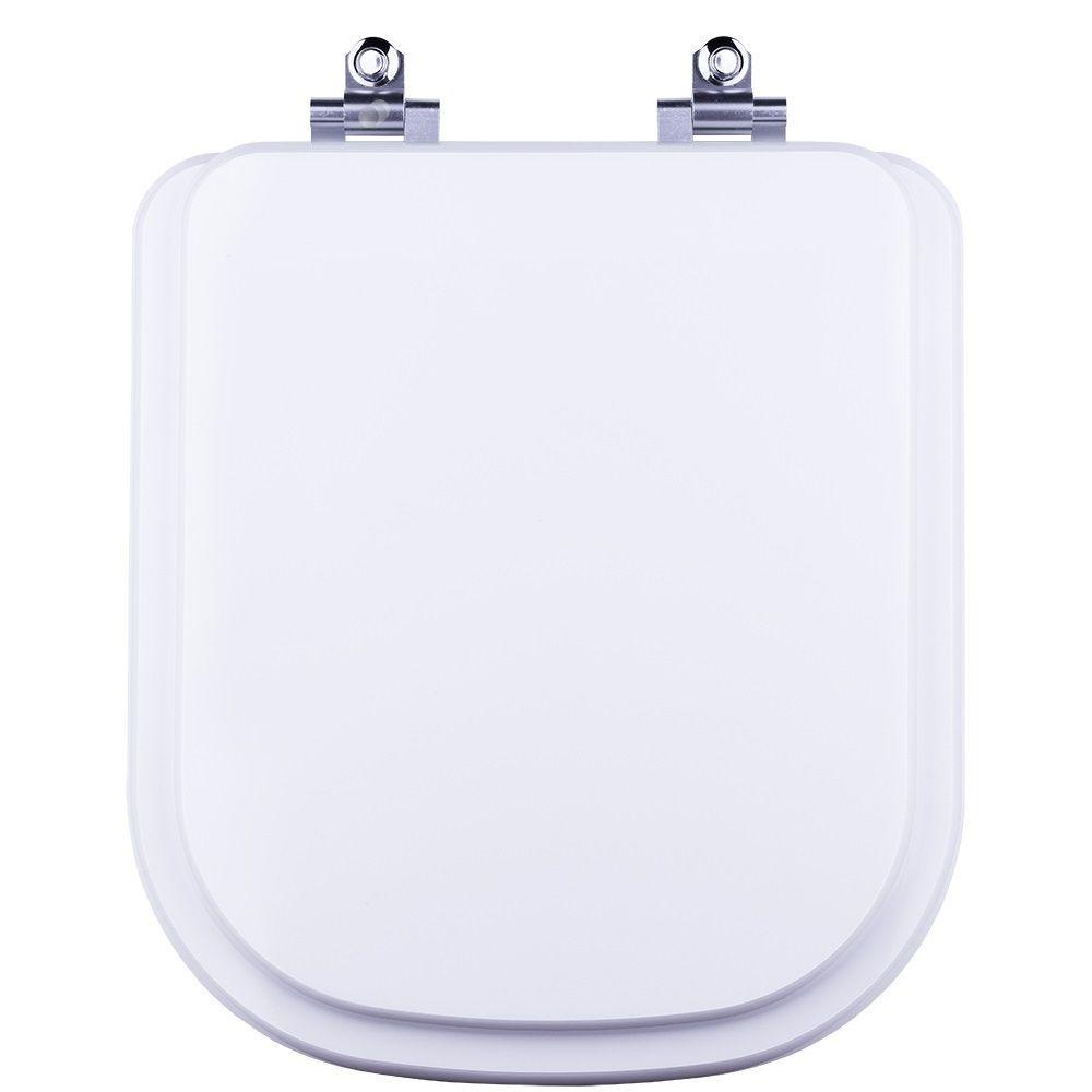 Tampa de Vaso Laqueado com Amortecedor Axis Branco para vaso Deca 6lpf