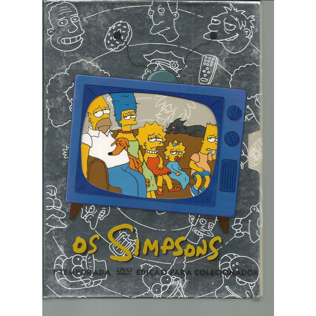 DVD Box Os Simpsons, 1ª Temporada, 3 DVDs