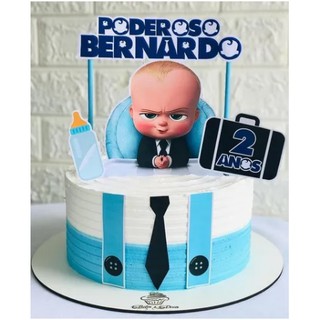 Topo Topper de Bolo Personalizado Poderoso Chefinho li