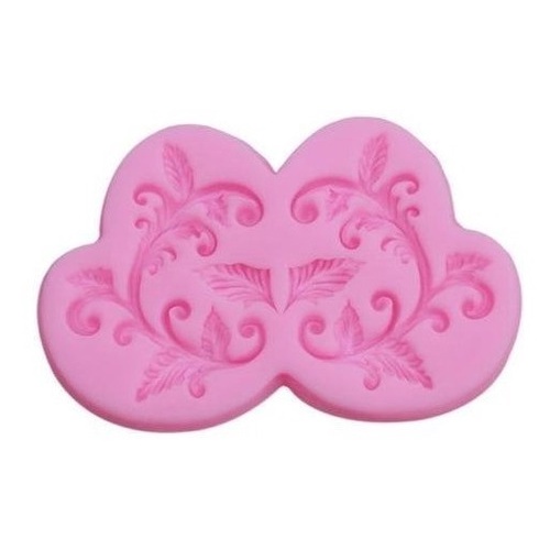 Molde De Silicone Para Bolos Cupcake Arabesco Flor