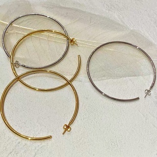 1 par Brinco de argola folheado feminino dourado e prata pequeno e grande redonda e coração brincos folheados