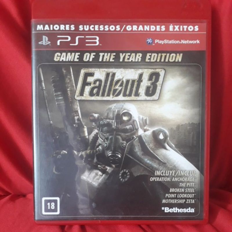 Fallout 3 Game Of The Year Edition Jogo Ps3 Shopee Brasil