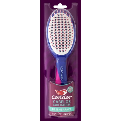 ESCOVA DE CABELO CONDOR 6887 JULIA | Shopee Brasil